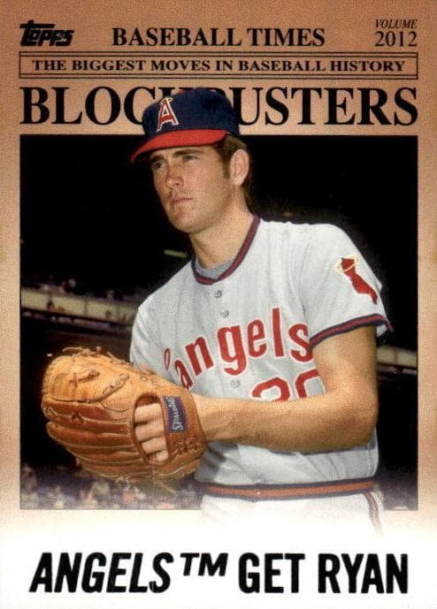 Nolan Ryan 2012 topps Topps Update