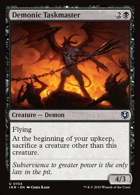 Demonic Taskmaster #104