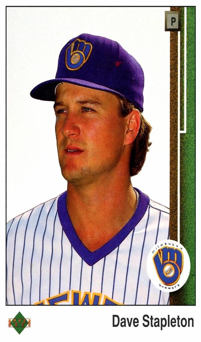 Dave Stapleton trading card