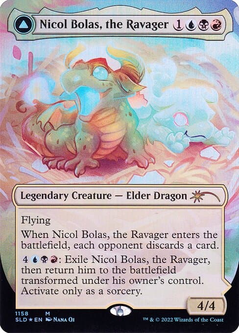 Nicol Bolas, the Ravager // Nicol Bolas, the Arisen 2019 Magic: The Gathering Secret Lair Drop