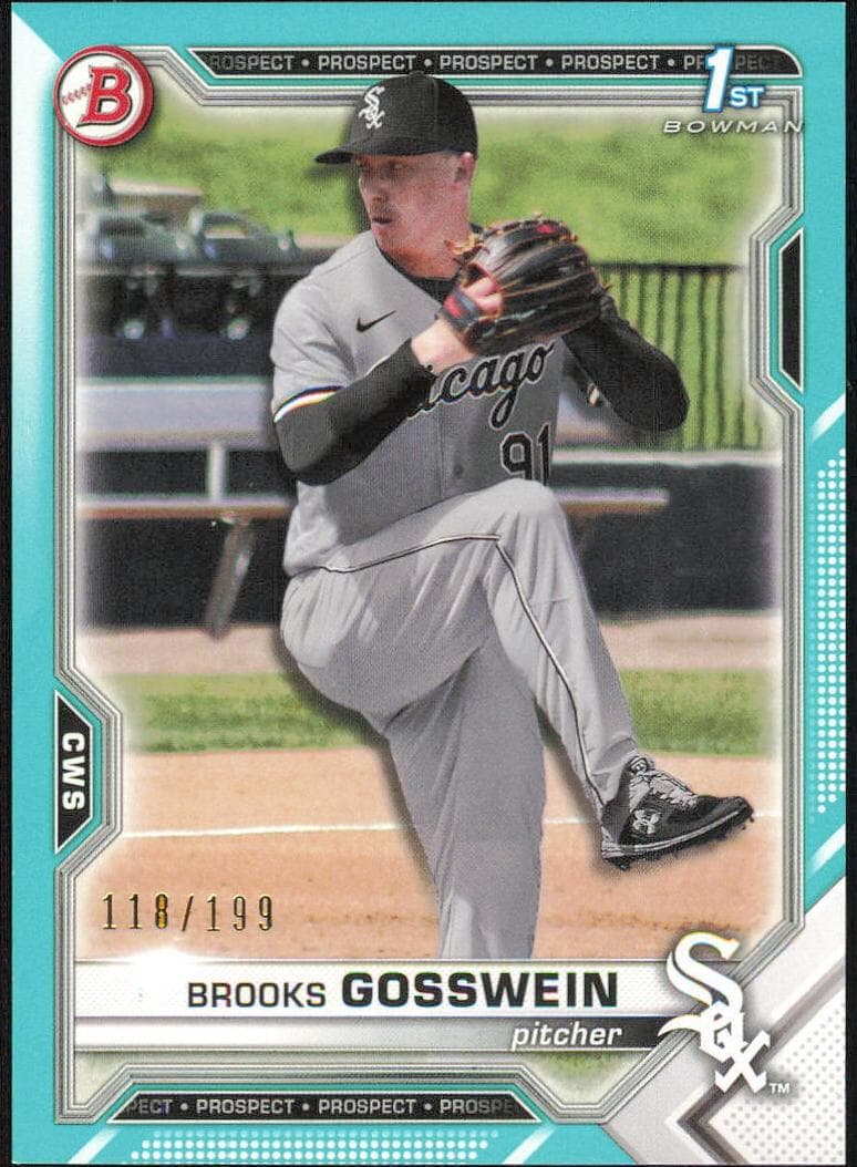 Brooks Gosswein 2021 bowman Bowman Draft