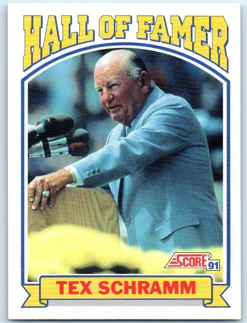 Tex Schramm 1991 panini Score