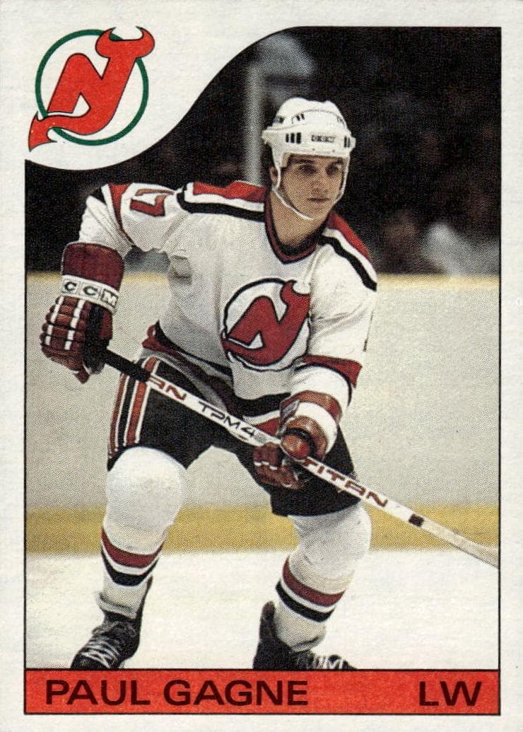 Paul Gagne trading card