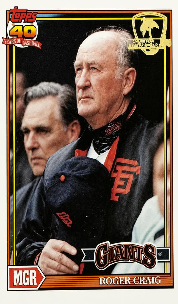 Roger Craig 1991 topps