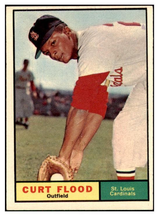 Curt Flood 1961 topps Topps