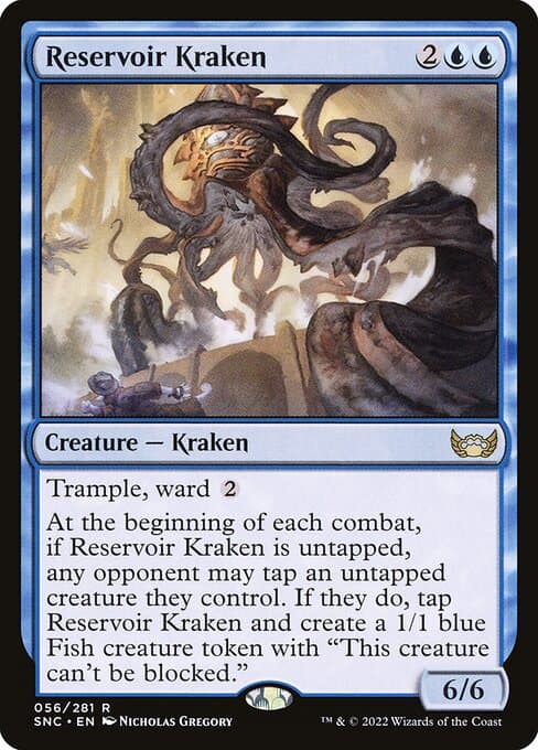 Reservoir Kraken 2022 Magic: The Gathering Streets of New Capenna