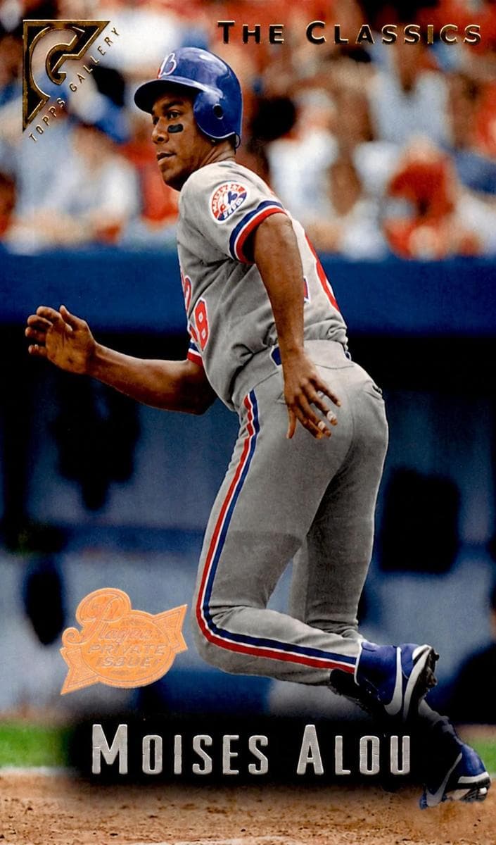 Moises Alou 1996 topps Topps Gallery