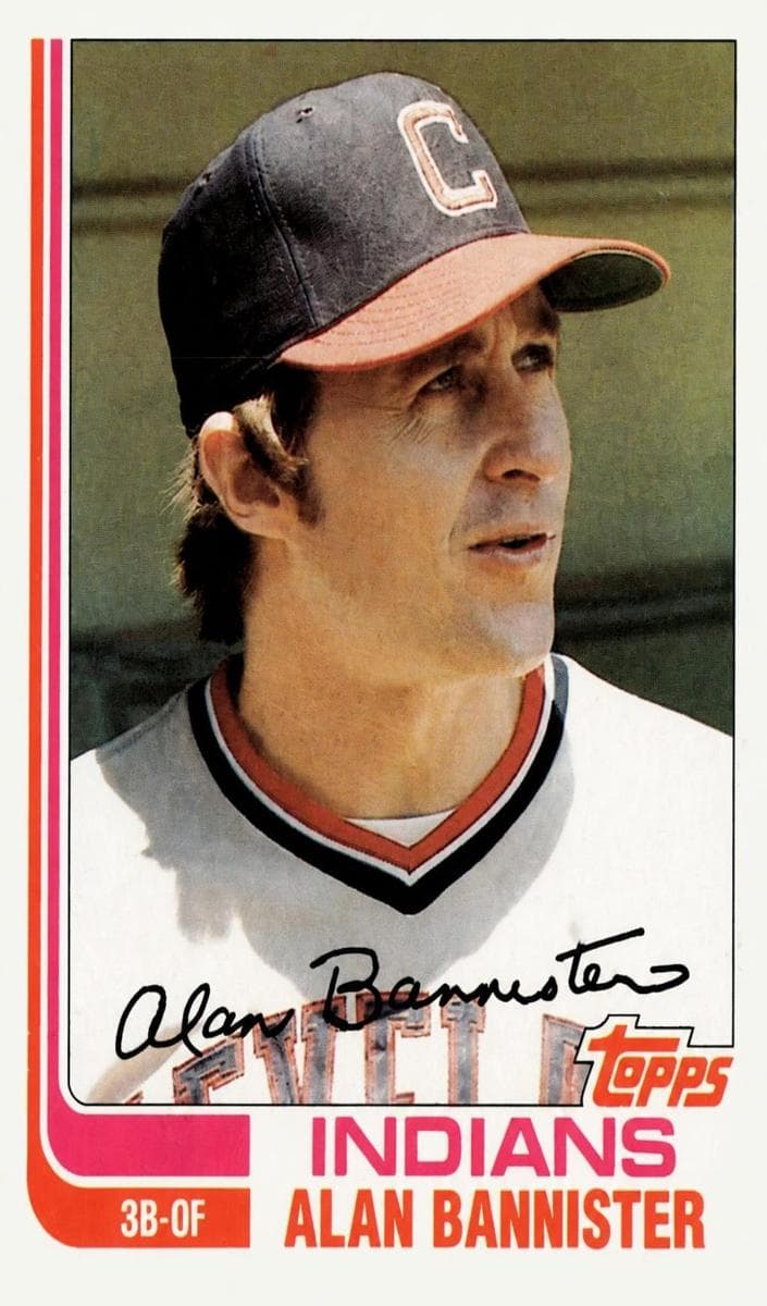 Alan Bannister 1982 topps Topps