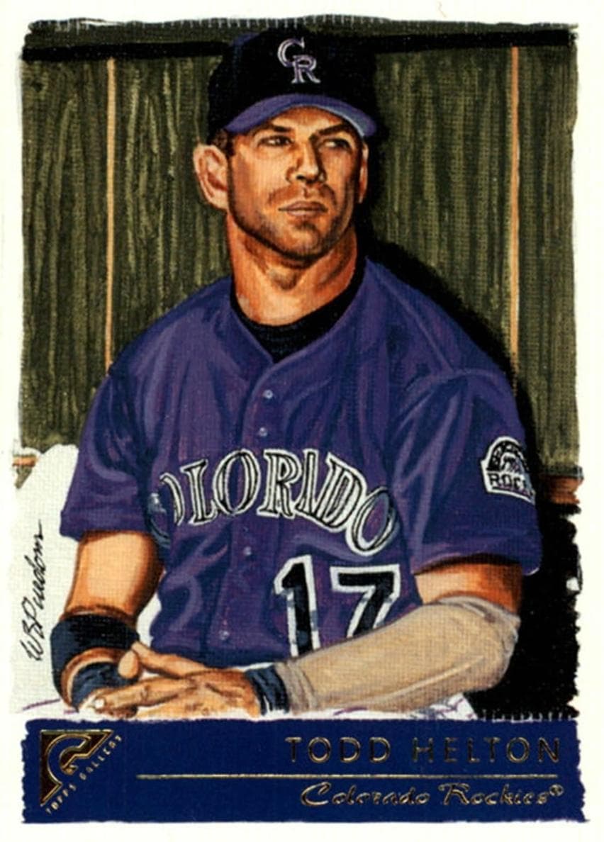 Todd Helton 2001 topps Topps Gallery