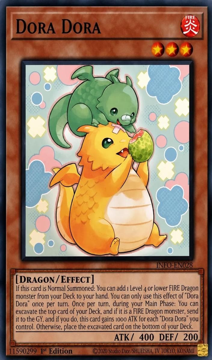 Dora Dora 2024 Yu-Gi-Oh! The Infinite Forbidden