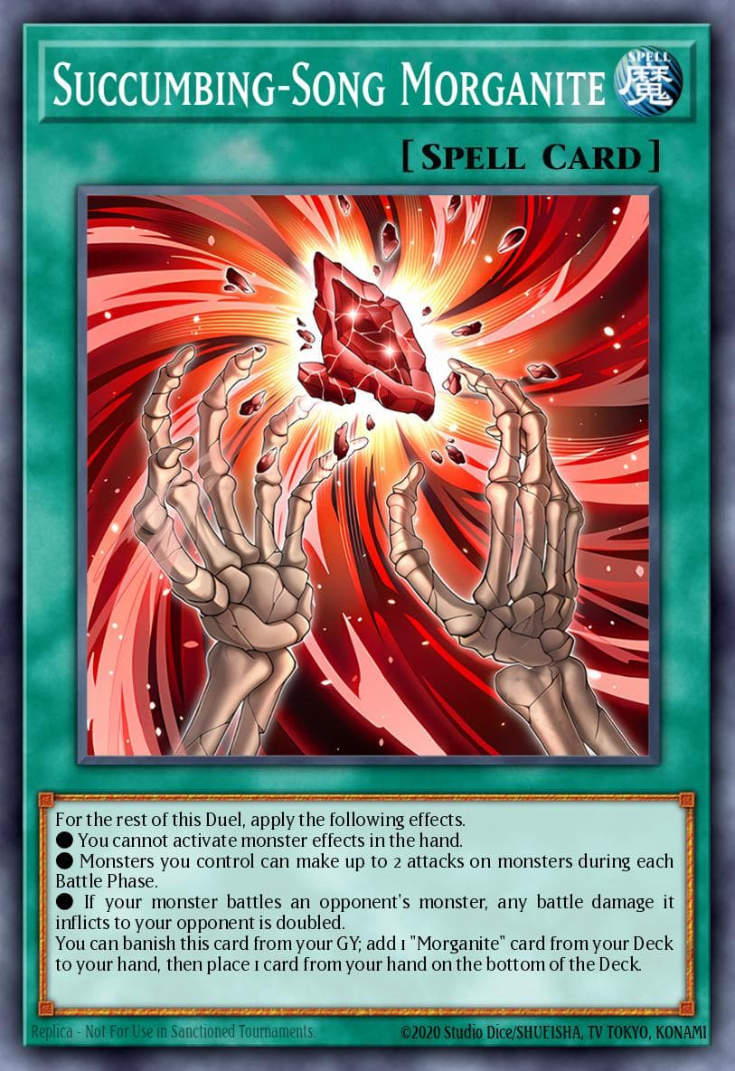 Succumbing-Song Morganite 2024 Yu-Gi-Oh! Japanese Rage of the Abyss