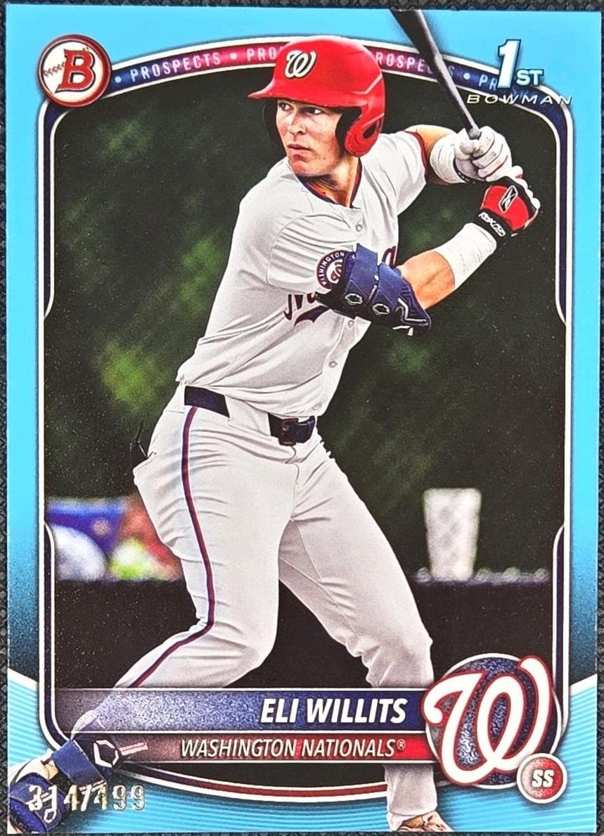 Eli Willits 2025 bowman Draft