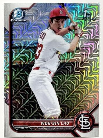 Won-Bin Cho trading card