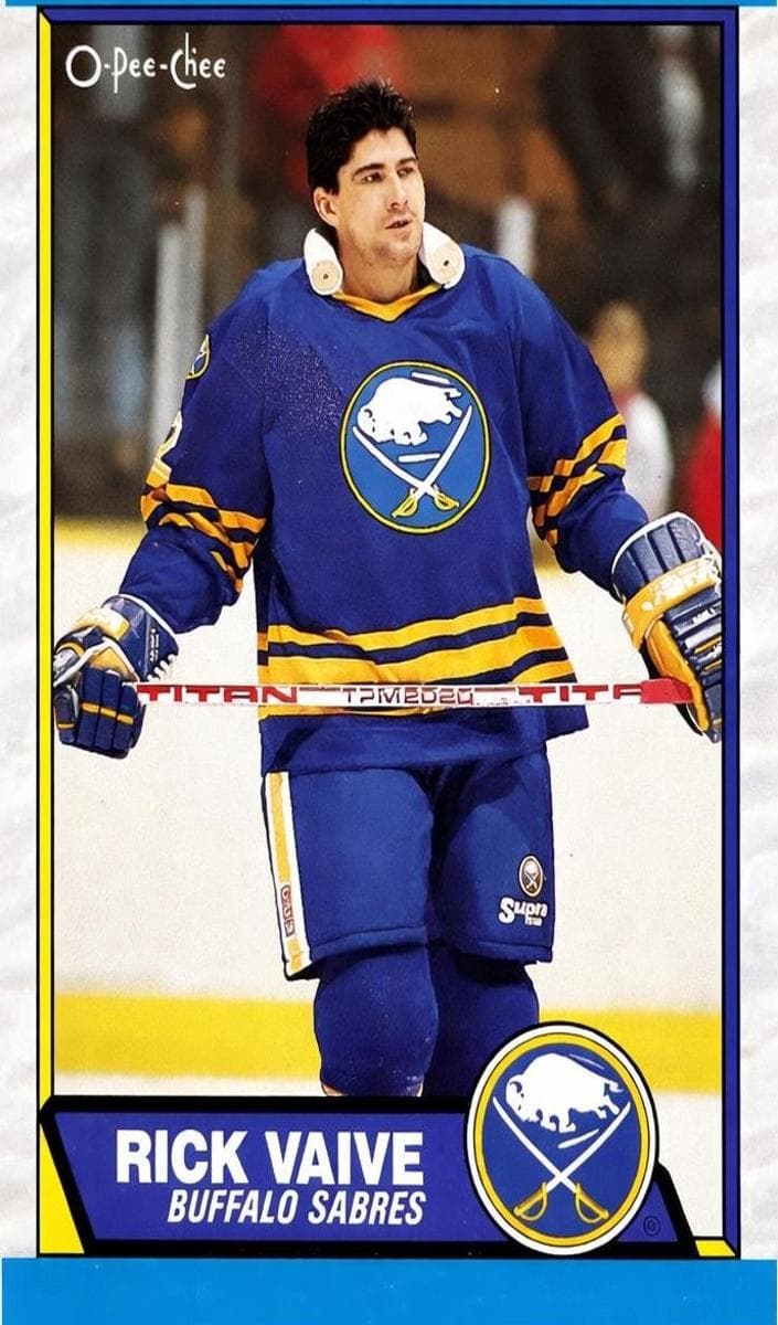 Rick Vaive 1989 topps O-Pee-Chee