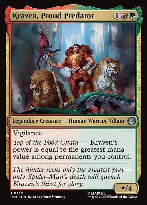 Kraven, Proud Predator #132