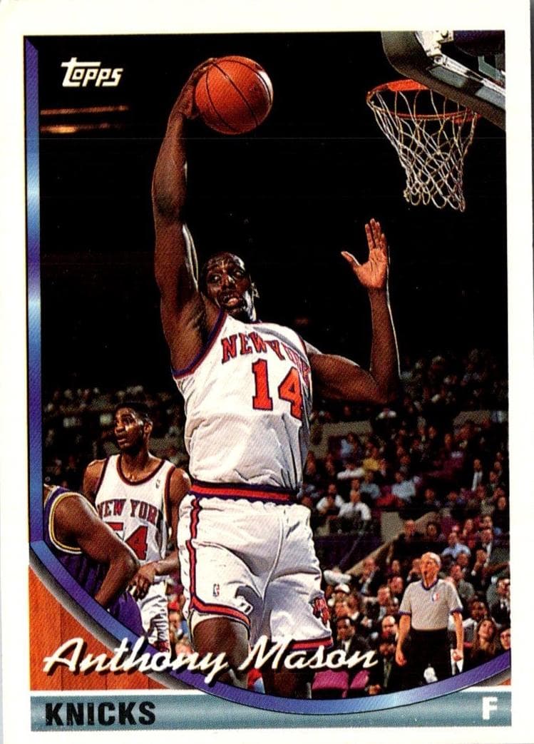 Anthony Mason 1993 topps Topps