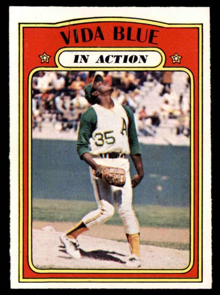 Vida Blue 1972 topps O-Pee-Chee