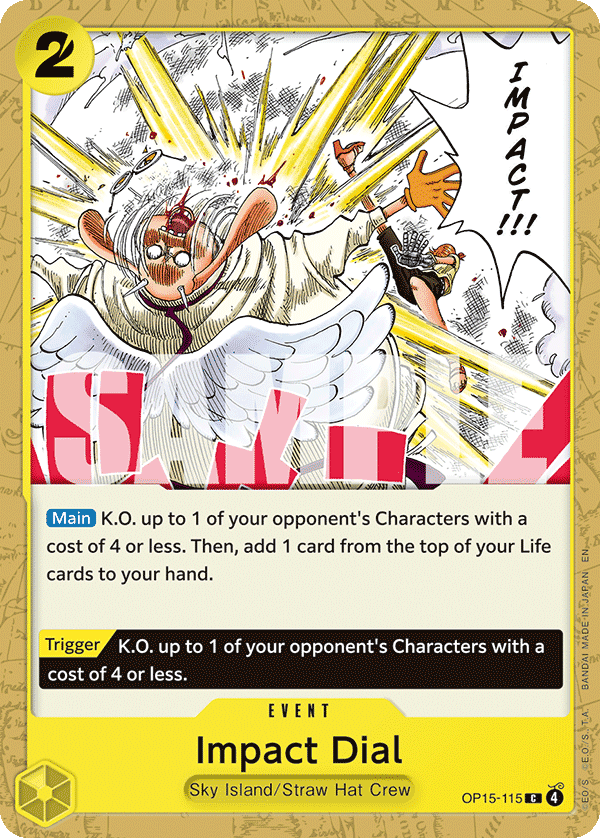 Impact Dial 2026 One Piece Adventure on Kami's Island