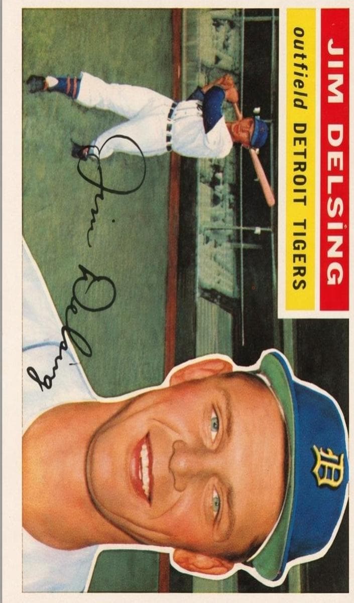 Jim Delsing 1956 topps Topps