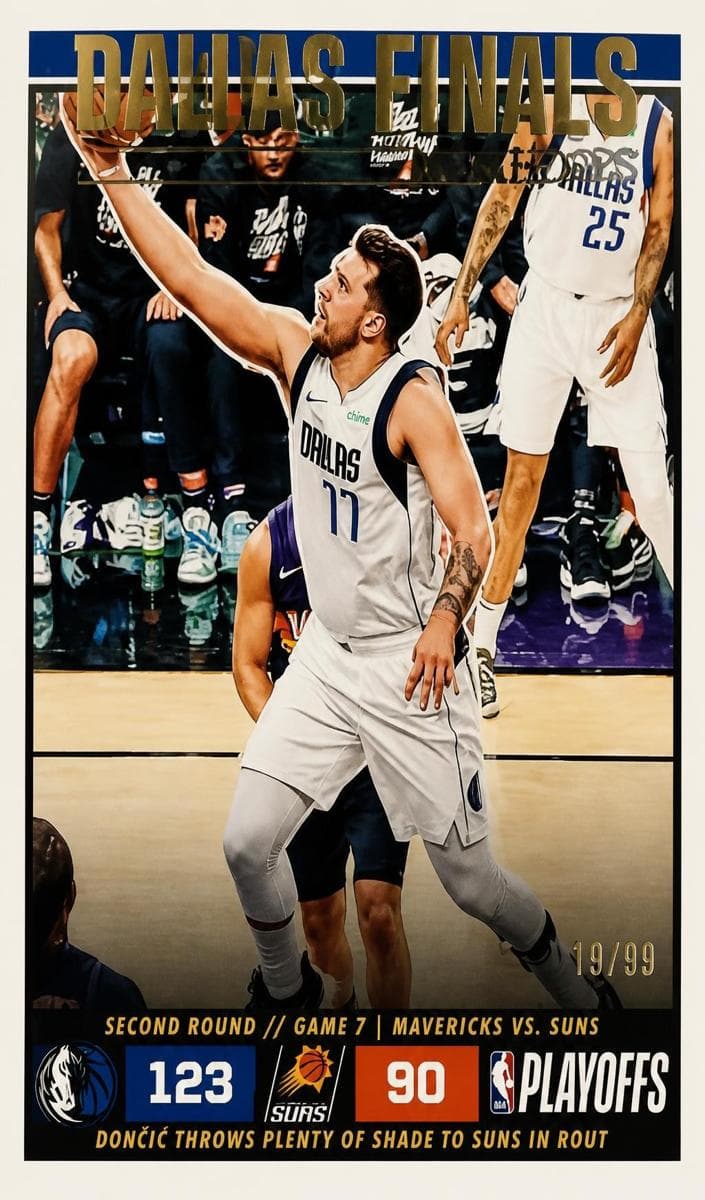 Luka Doncic 2022 panini Hoops