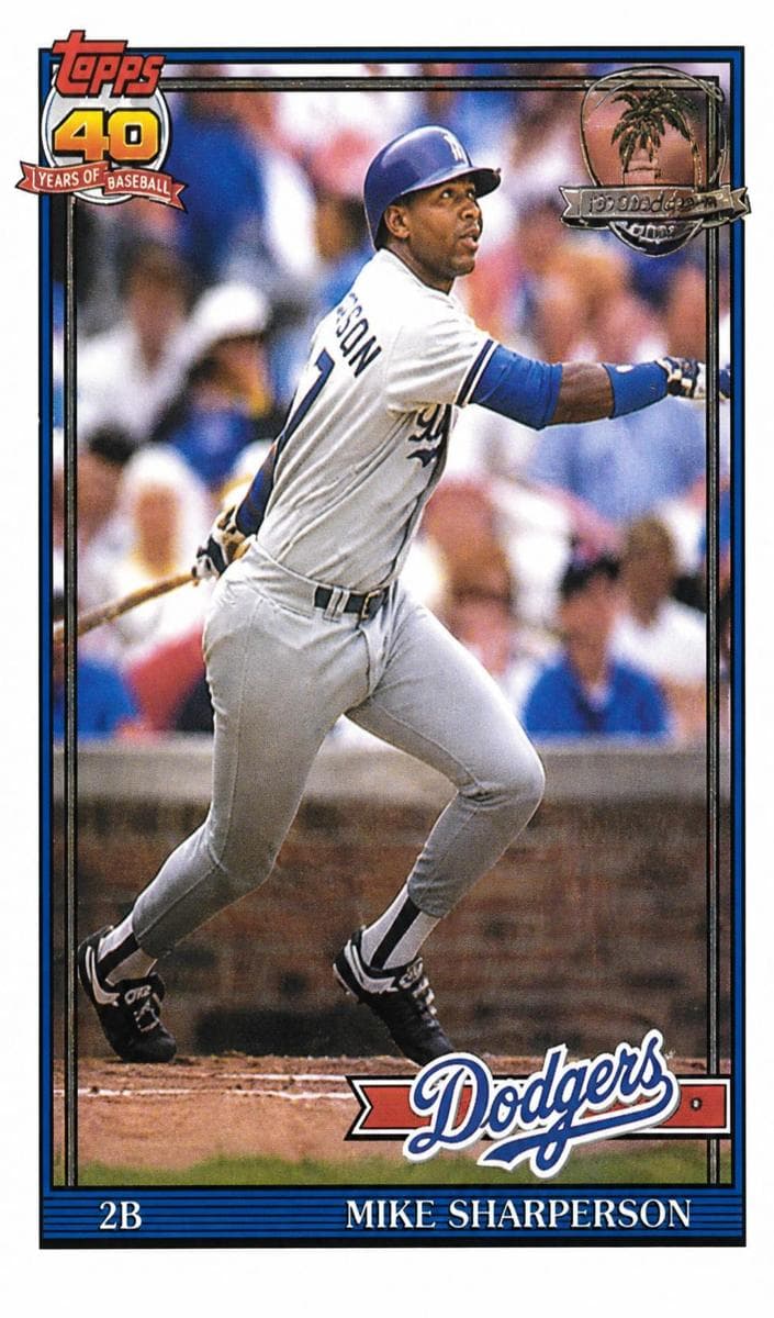 Mike Sharperson 1991 topps Topps