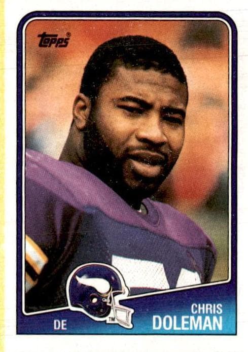 Chris Doleman trading card