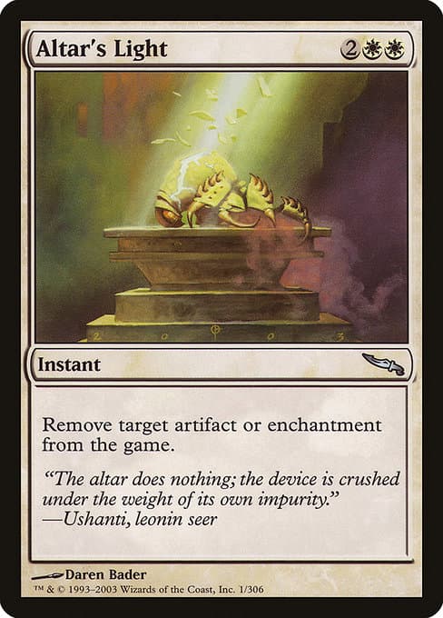 Altar's Light 2003 Magic: The Gathering Mirrodin