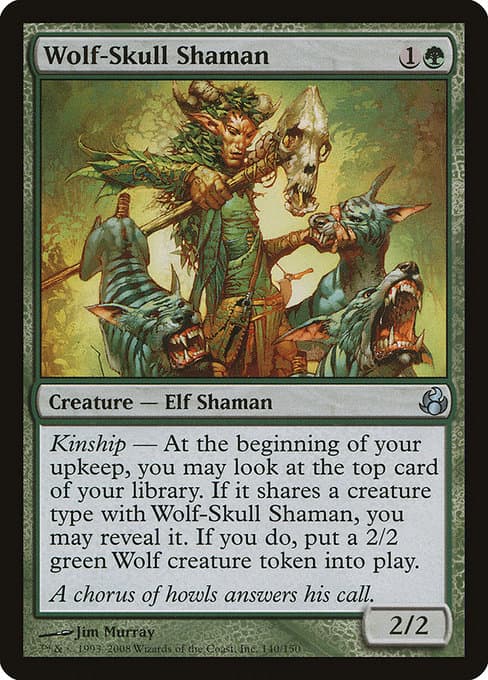 Wolf-Skull Shaman 2008 Magic: The Gathering