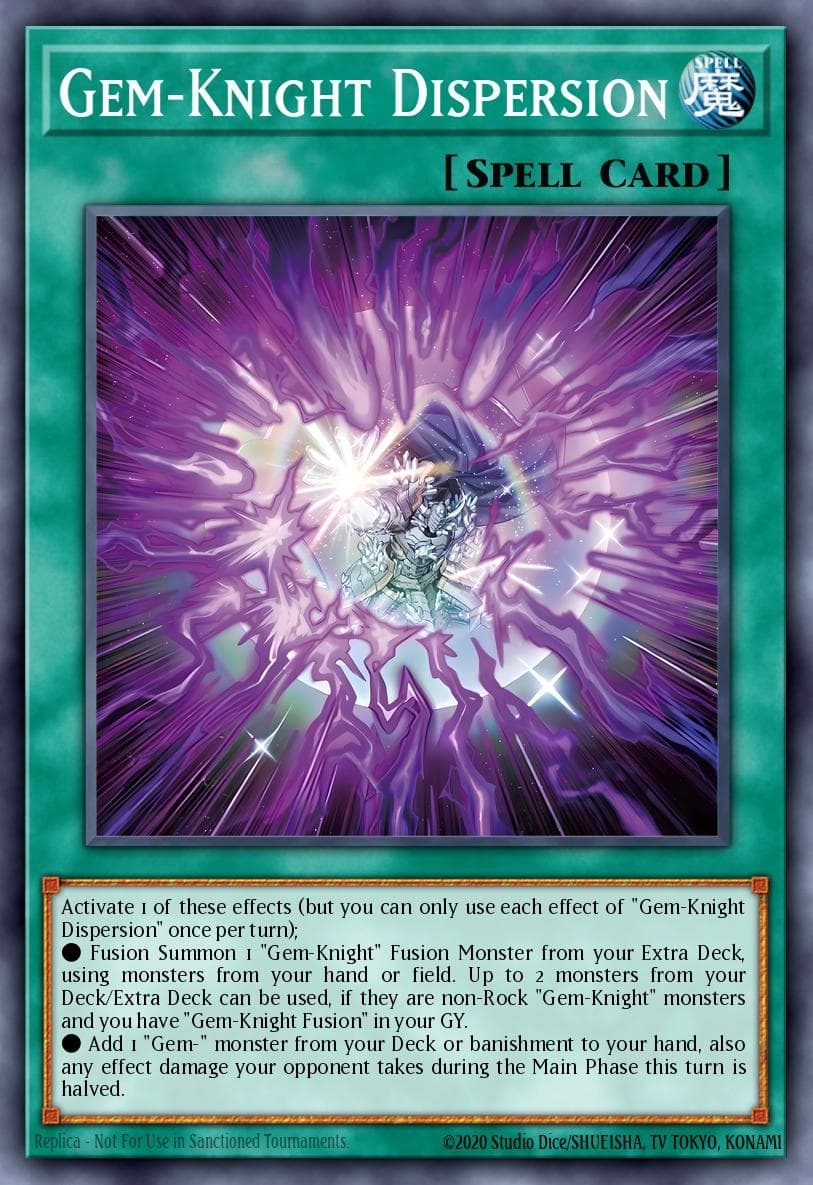 Gem-Knight Dispersion 2025 Yu-Gi-Oh! Battles of Legend: Monster Mayhem