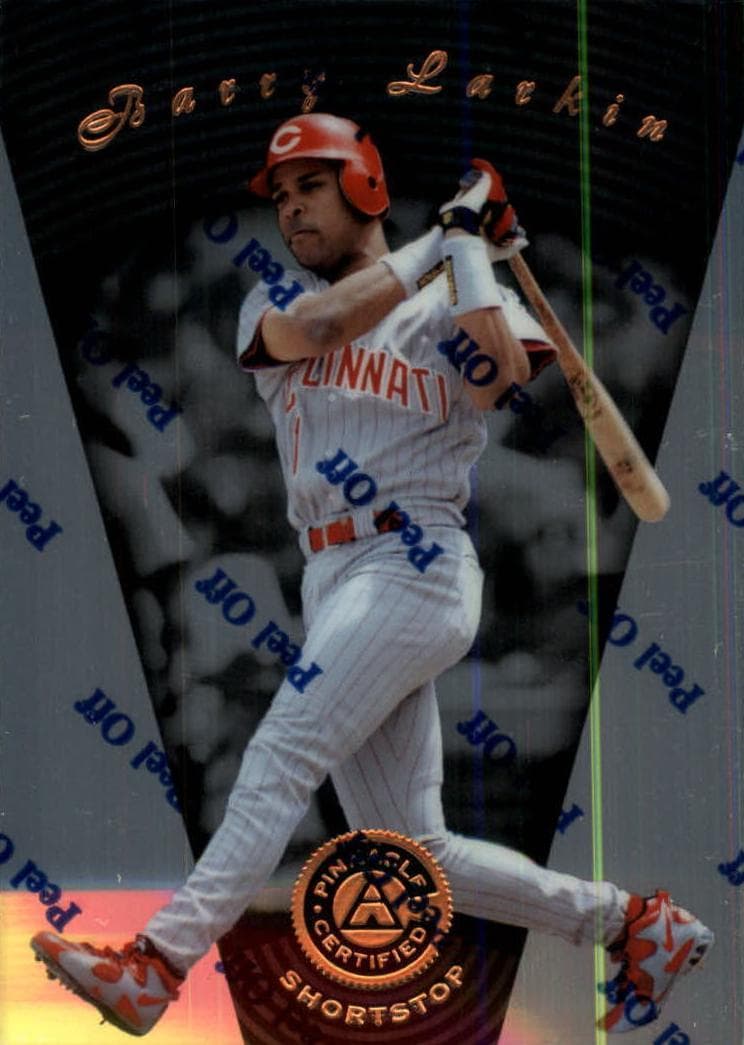 Barry Larkin 1997 panini Pinnacle Certified