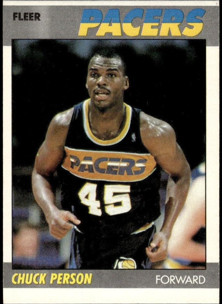 Chuck Person trading card