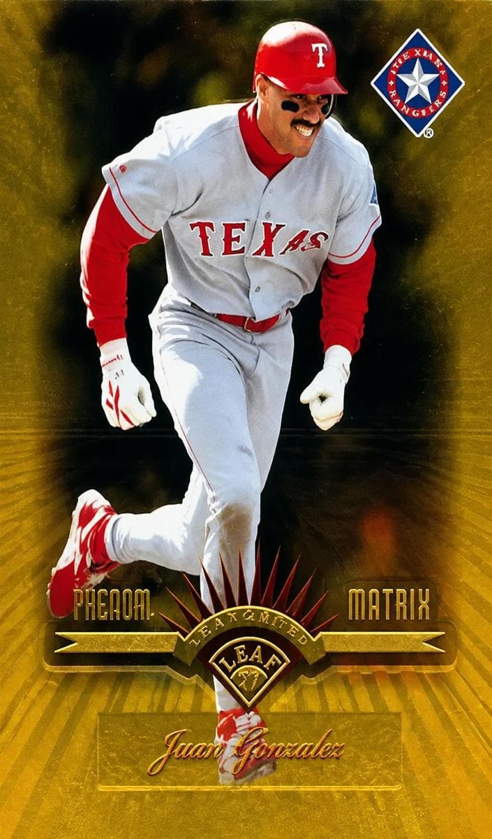 Juan Gonzalez 1997 leaf Leaf