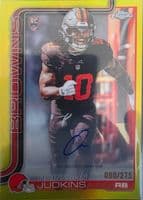 Quinshon Judkins 2025 topps Topps Chrome Rookie Autographs