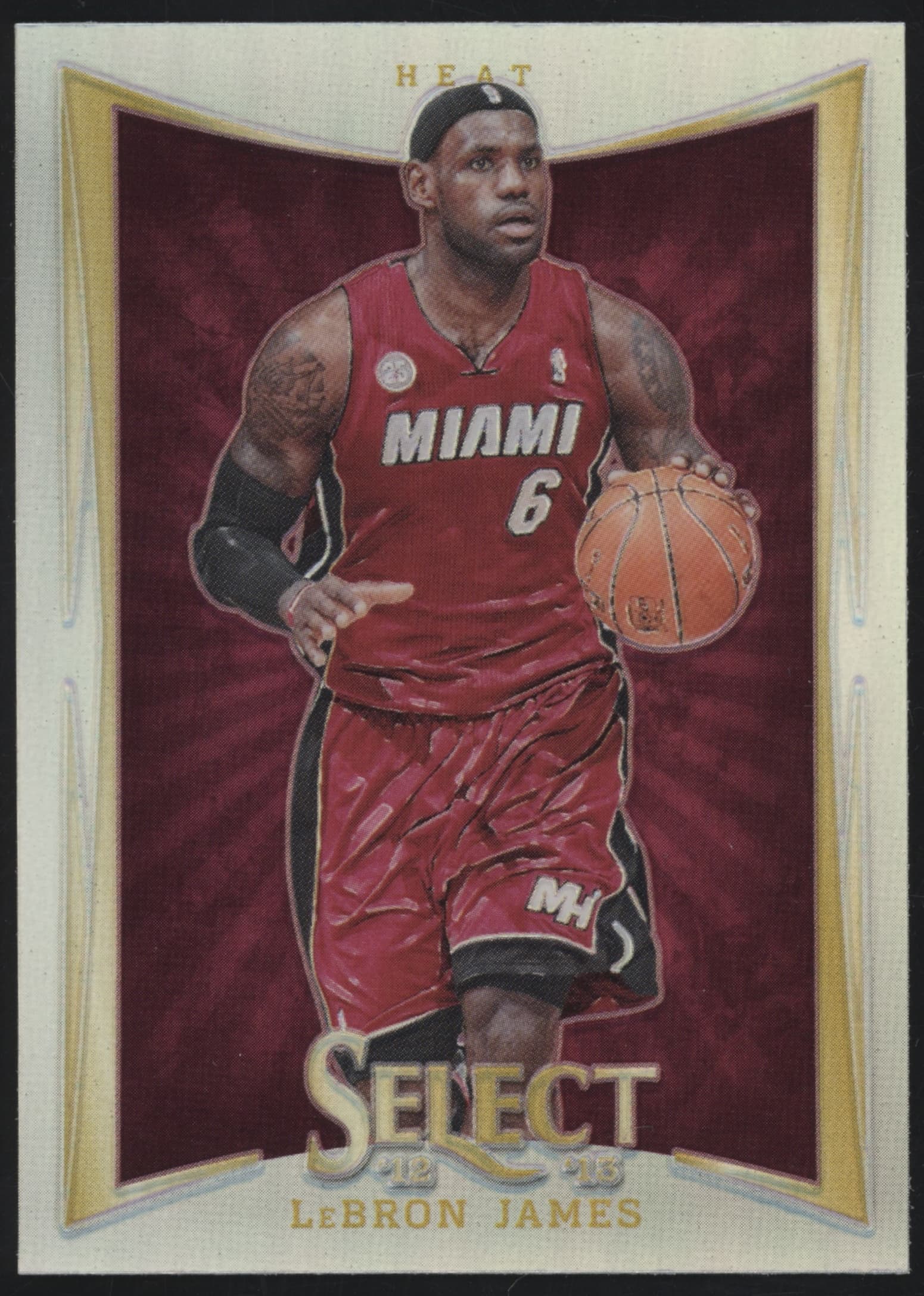 LeBron James 2012 panini
