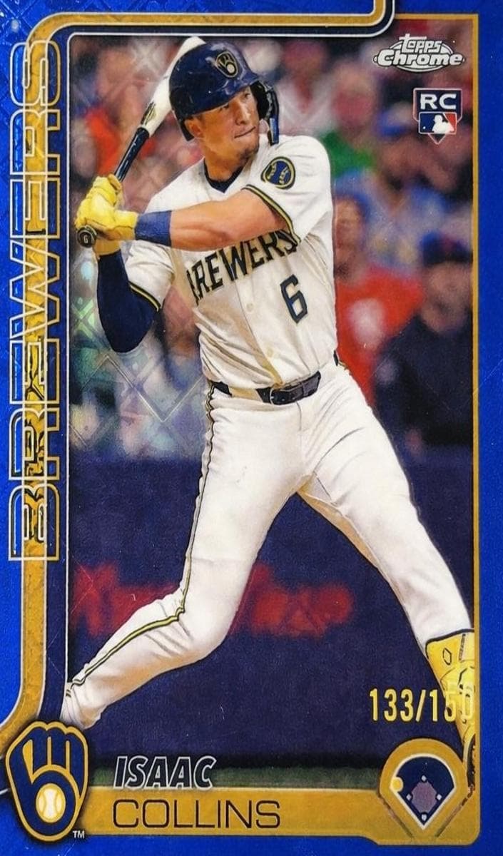 Isaac Collins 2025 bowman Chrome
