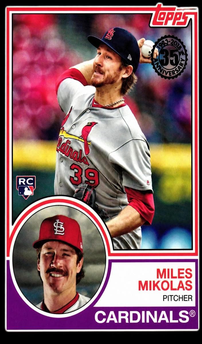 Miles Mikolas 2018 topps Topps Update