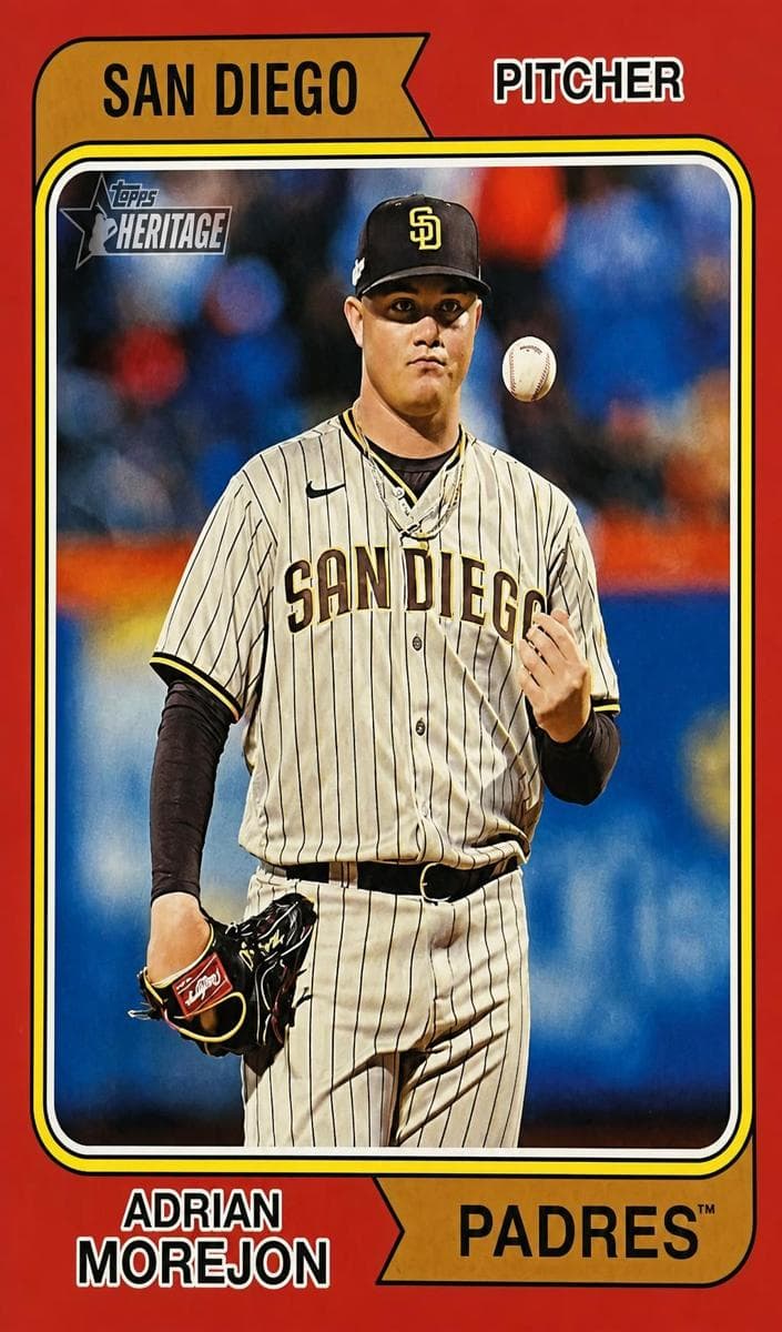 Adrian Morejon trading card