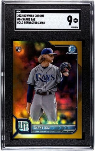 Shane Baz 2022 bowman Bowman Chrome