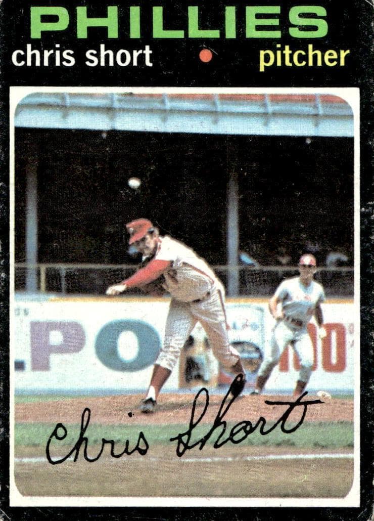 Chris Short 1971 topps Topps