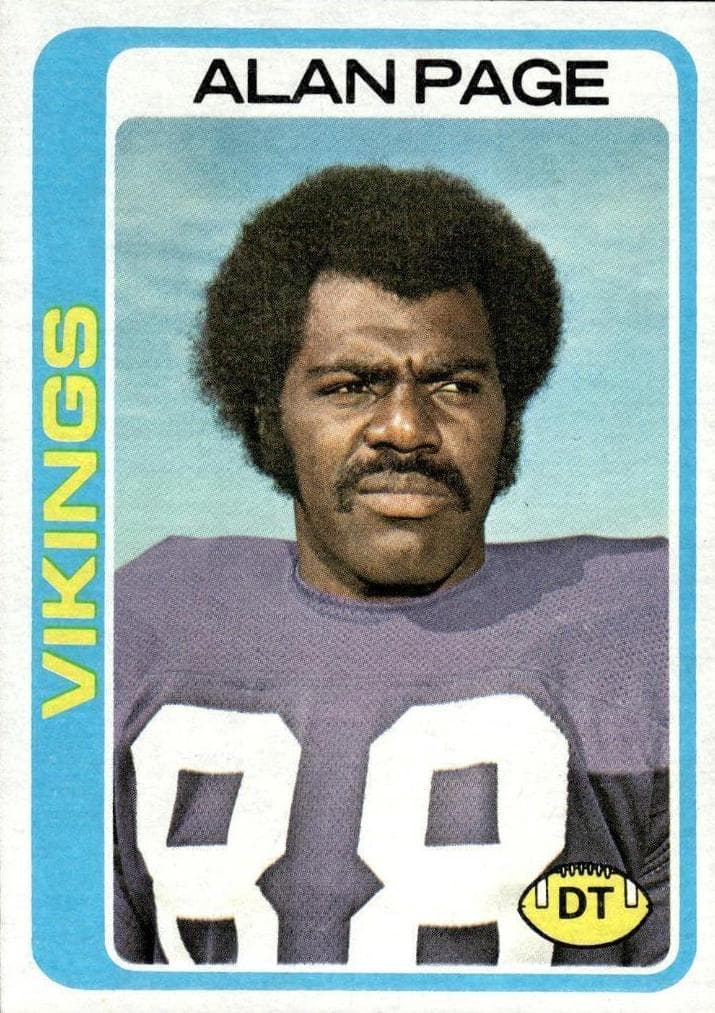 Alan Page 1978 topps Topps