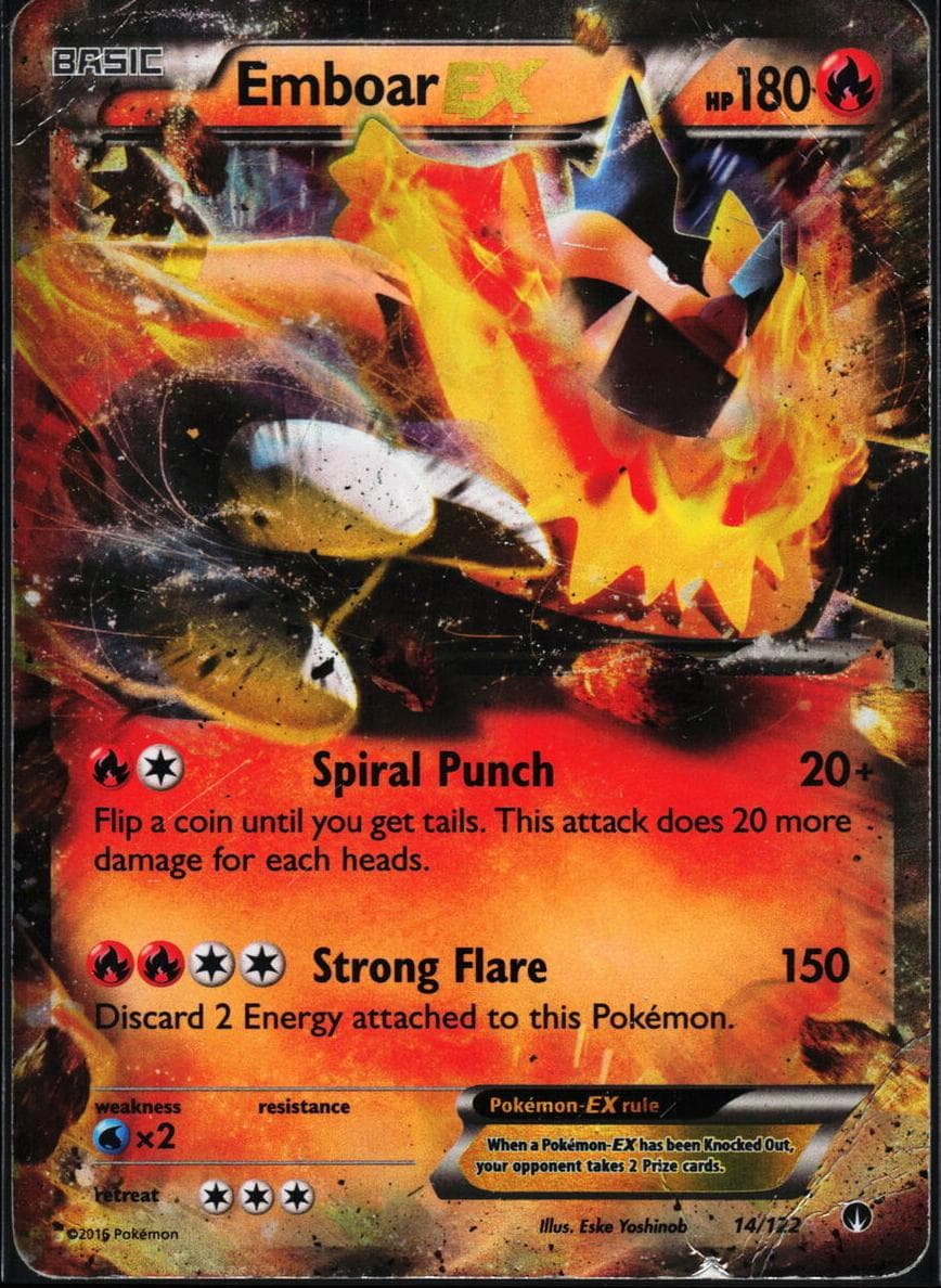 Emboar-EX trading card