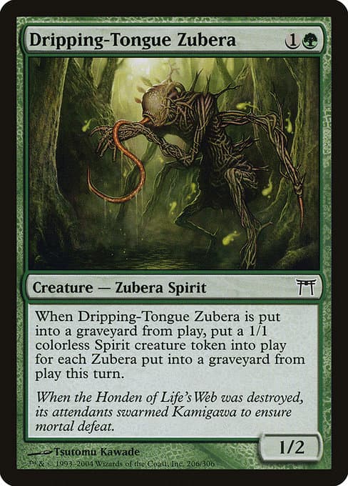 Dripping-Tongue Zubera 2004 Magic: The Gathering Champions of Kamigawa