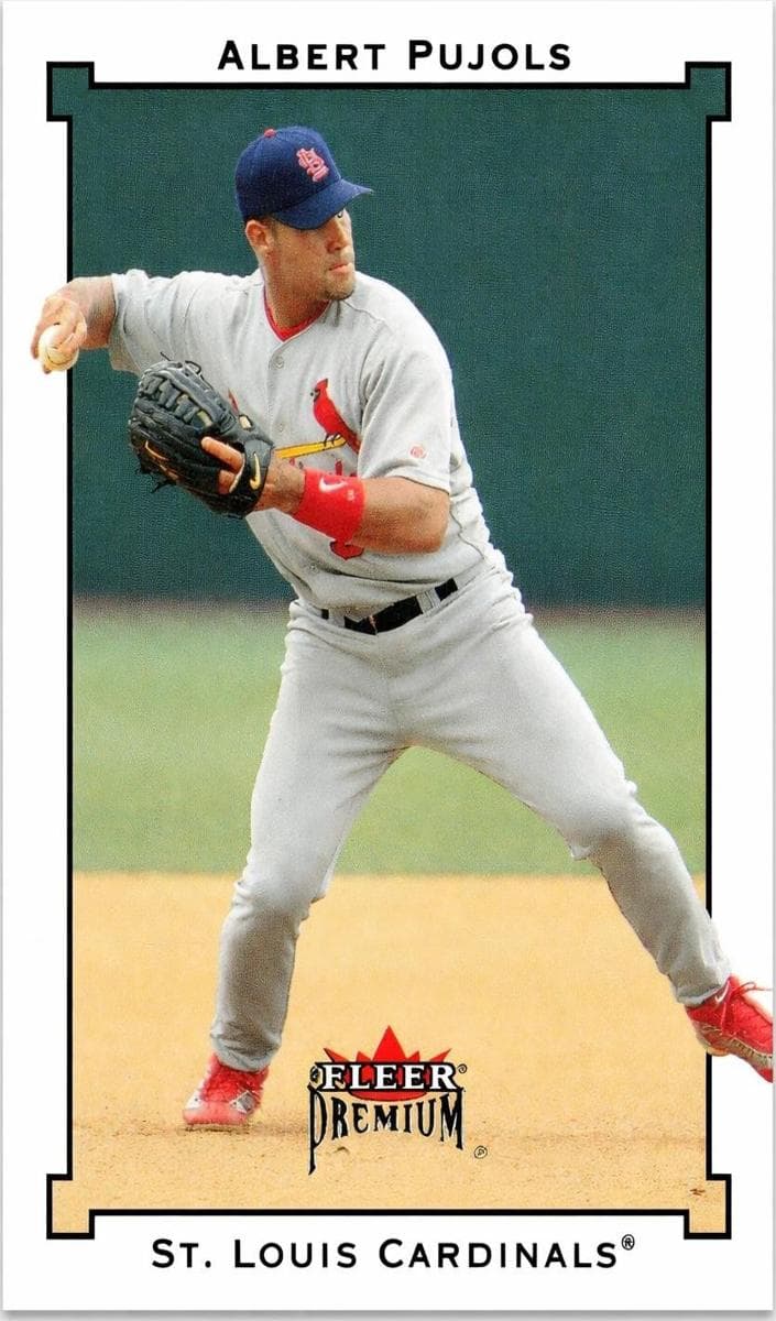 Albert Pujols 2002 fleer Fleer Premium
