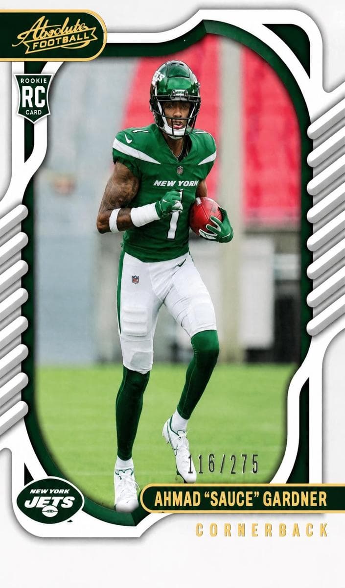Ahmad "Sauce" Gardner 2022 panini