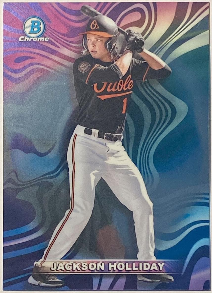 Jackson Holliday 2022 bowman Bowman Draft