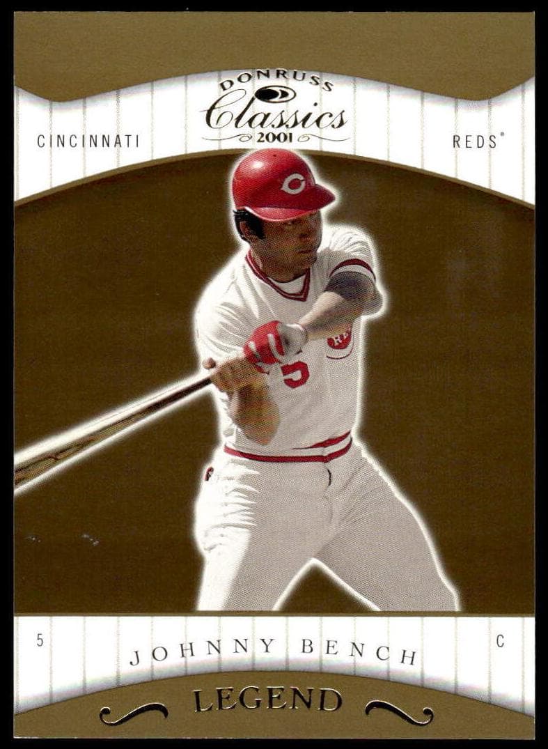 Johnny Bench 2001 panini Donruss Classics