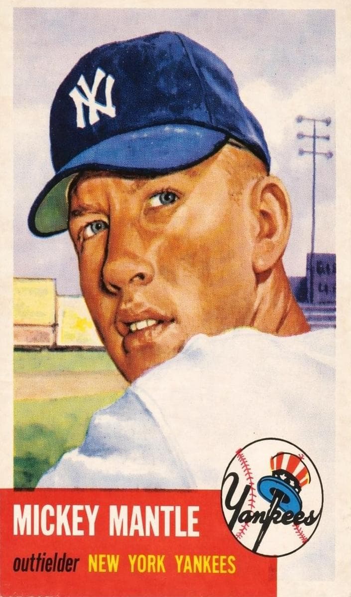 Mickey Mantle 1953 topps Topps