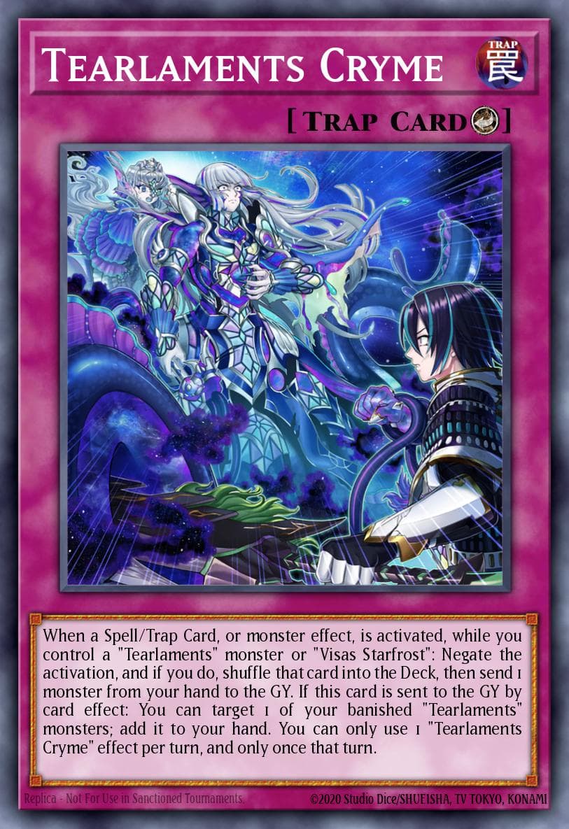 Tearlaments Cryme 2022 Yu-Gi-Oh! Power Of The Elements