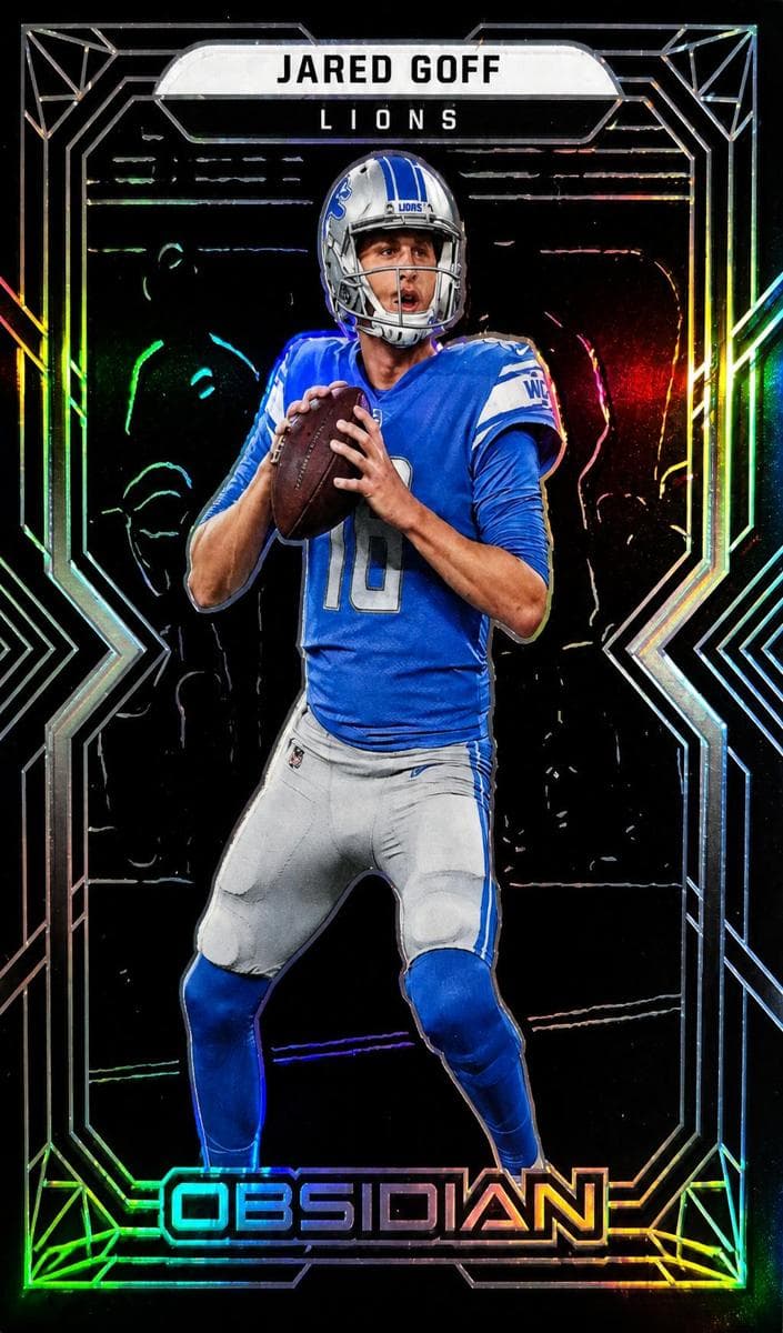 Jared Goff 2022 panini Panini Obsidian