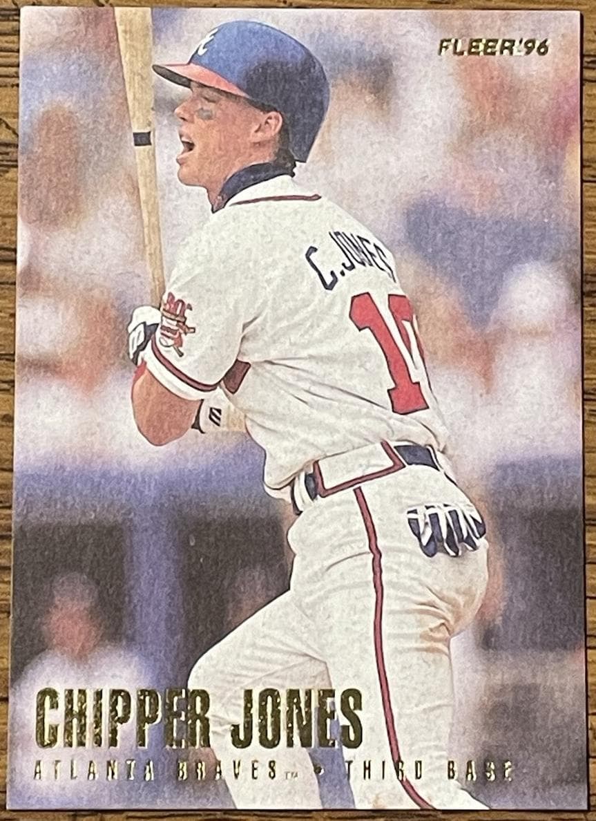 Chipper Jones 1996 fleer Fleer